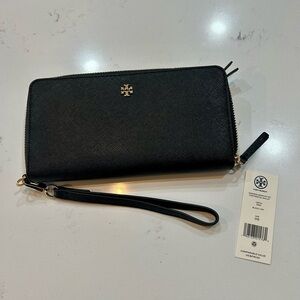 Tory Burch Black Wristlet Wallet